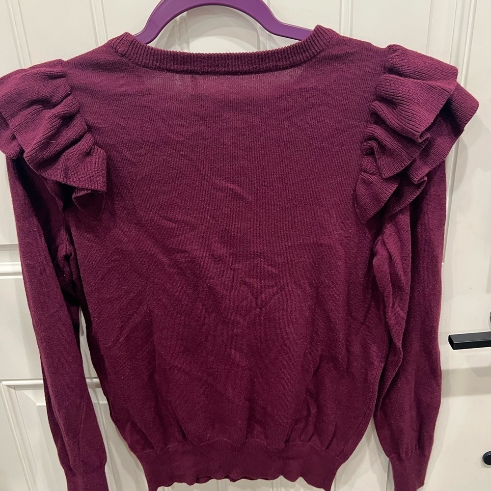 Maison Jules Purple Knit Sweater - Picture 4 of 8